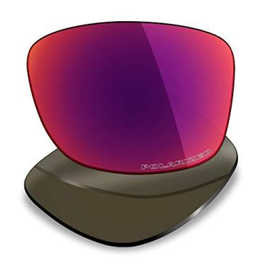 Imagem de Mryok Lentes de substituição para óculos Oakley Jupiter Carbon – Opções, Antiágua do mar com corrosão polarizada – Sol meia-noite, One Size