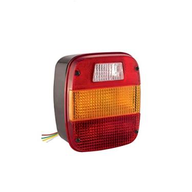 Imagem de Lanterna Traseira Tricolor Com Vigia Cargo 815 1119 1317 Worker Delivery Titan Lente Pl0441 VWT12945095 98HU13405AA