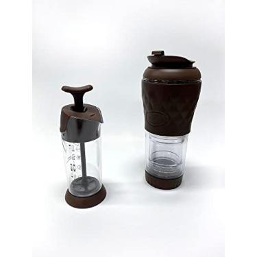 Imagem de Kit Cafeteira Pressca + Espumador de Leite - Marrom