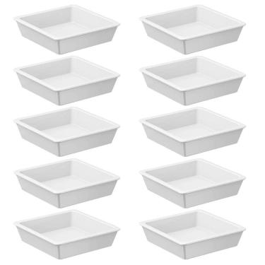 Imagem de Kit 10 Molheira Para Shoyu 50ml Sushi Pote Porta Molho Japonês Coza Uno Branco