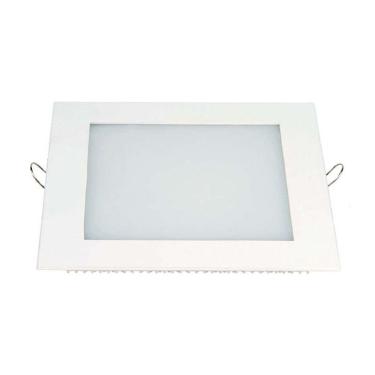 Imagem de Painel de Led Taschibra Quadrado Lux de Embutir 18W 4000K Bivolt