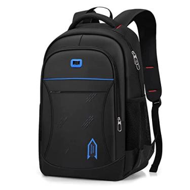 Imagem de Mochila para bolsa leve esportiva bolsa para laptop, bolsa masculina e feminina mochilas escolares para estudantes (Azul)
