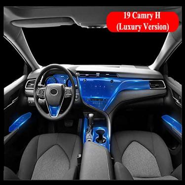 Imagem de RUSWEST Carro painel TPU Filme protetor GPS Navegação TPU Film, para Toyota Camry 5th 2015-2019 2020