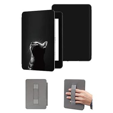Imagem de Capa durável para o Kindle de 11ª geração a ser lançado em 2022, capa à prova d'água com função de despertar e dormir automática e alça de mão
