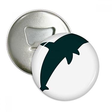 Imagem de Blue Ocean Streamline Lindo abridor de garrafas de golfinho com ímã de geladeira emblema multifuncional