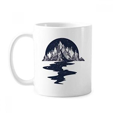 Imagem de Caneca Iceberg Stream Stars Art Pattern Cerâmica Café Porcelana Utensílios de Mesa