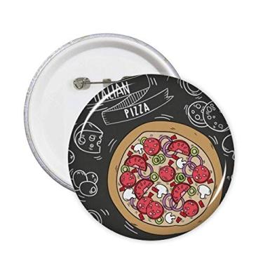 Imagem de Broche de padrão de dieta de residente da alfândega da Itália 5 peças