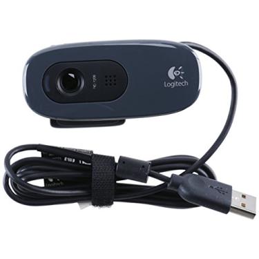 Imagem de Webcam - USB 2.0 - Logitech C270 HD - Cinza/Preta - 960-000947 / 960-000964 / 960-000694