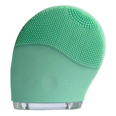 Imagem de Massageador De Limpeza Facial Relaxbeauty Alfa Verde