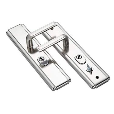 Imagem de zxb-shop Maçaneta de porta de entrada para uso geral, maçaneta antifurto, maçaneta de bloqueio de porta, acessórios de maçaneta, maçaneta grossa sólida, porta de entrada, maçaneta de porta