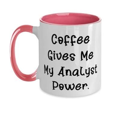 Imagem de Caneca Best Analyst, Coffee Give Me My Analyst Power, Analyst Two Tone 325 ml da Boss