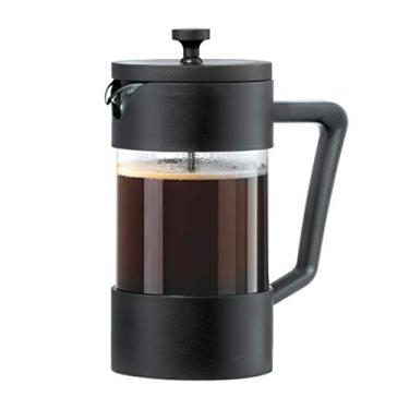 Imagem de Oggi Cafeteira francesa de vidro borossilicato (1000 ml) - Capacidade para 8 xícaras, prensa de café, cafeteira de porção única, tampa e êmbolo de aço inoxidável, ótimos presentes de café