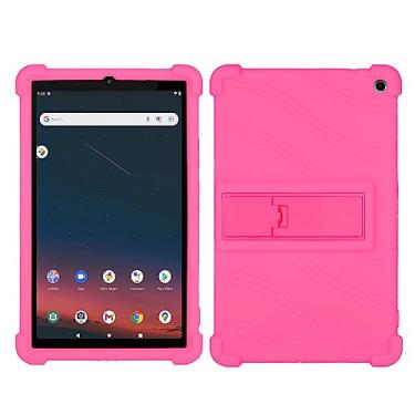 Imagem de QYiiD Capa para Walmart Onn 8 polegadas Gen 3 2022 Modelo: 100071483, capa protetora de silicone leve para crianças macia contra choque para Onn 8 polegadas Gen 3 2022, rosa