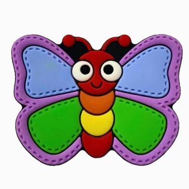 Imagem de Kit 50 Peças aplique Emborrachado Borboleta Colorida - RAE
