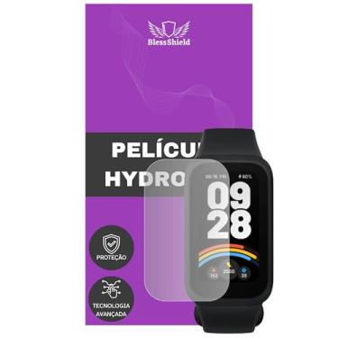 Imagem de Película para Xiaomi Smart Band 9 Active - Hydrogel HD Premium Proteção Total | BlessShield (kit 3 unidades)