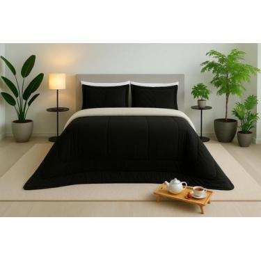 Imagem de Coberdrom Casal Queen Sherpa Edredrom Pele de Carneiro 2,40m x 2,20m -