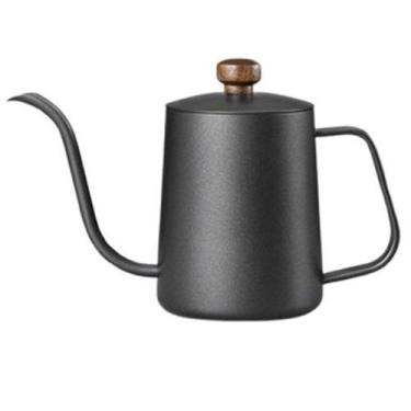 Imagem de Chaleira Pescoço de Ganso Aço Inox Preta 550ml Louvre - ILC - ILoveCof