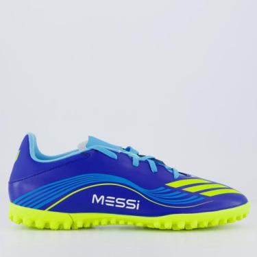 Imagem de Chuteira Adidas F50 Messi Club Society Azul, 41