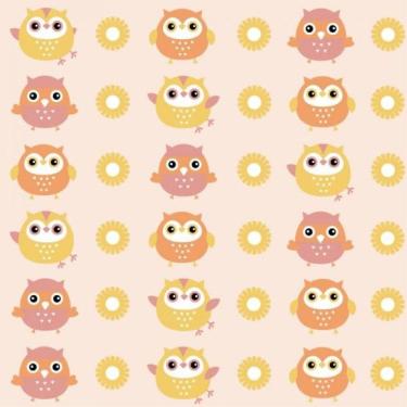 Imagem de Papel De Parede Infantil Corujinhas