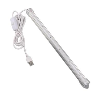 Imagem de YOUTHINK Barra de Luz Preta, 395nm Alimentada por USB 5W 24 Contas de Lâmpada de Alumínio Sem Fio Luz de Tira Leve para Armários Glow Party Bar Tapeçaria Fluorescente