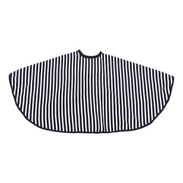 Imagem de Yinhing Pano Macio para Corte de Cabelo, Capa de Barbeiro, Vestido de Salão de Cabeleireiro, Avental Com Listras Verticais, Capa de Estilo Confortável de Qualidade Profissional para