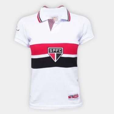 Imagem de Camisa São Paulo 92/93 Bi Mundial Retrô Mania Feminina, Branco, GG