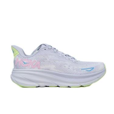 Imagem de Tênis Hoka Clifton 9 Feminino, 36.5, Cinza