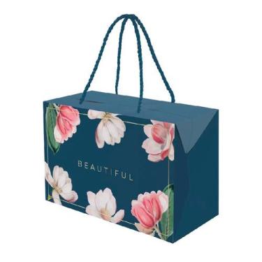 Imagem de Caixa Com Alça - Pretty Magnolia - 1 unidade - Cromus - Rizzo, M