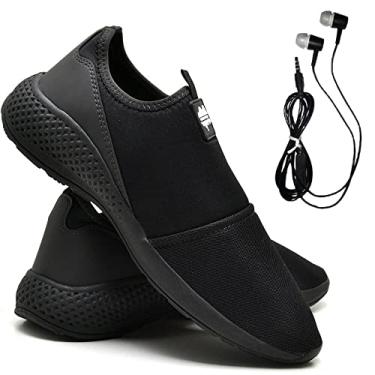 Imagem de Tênis Sapatilha + Fone - Black - 35