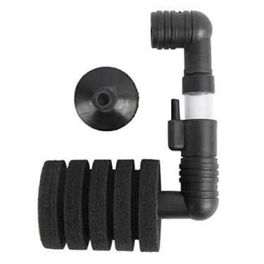 Imagem de Filtro de esponja de aquário, filtro de esponja de 5 camadas filtro biológico esponja filtro de ar de aquário filtro de água bioquímico para camarão betta criador de tanque de peixes
