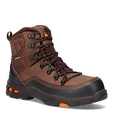 Imagem de Hoss Bota de trabalho masculina Traverse 15,24 cm Comp Toe impermeável, Marrom, 10 Wide