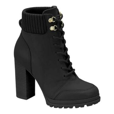 Imagem de Bota Vizzano Coturno Salto Grosso Feminino 3089102