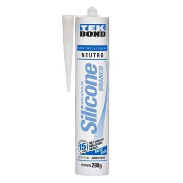 Imagem de Silicone Neutro Branco 280g - Tekbond - NÃO ESPECIFICADO