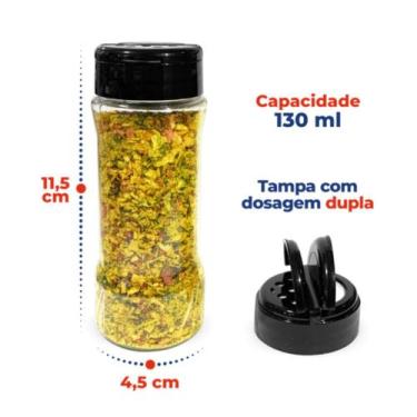 Imagem de Caixa com 12 potes de temperos(especiarias, condimentos) LTT Alimentos