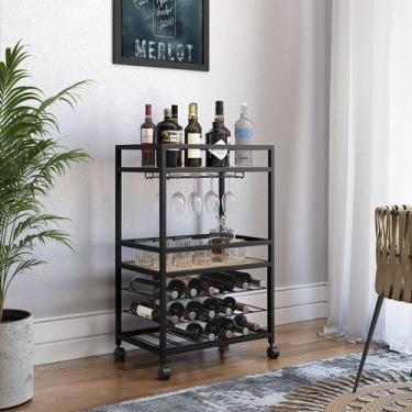 Imagem de Carrinho Adega Paula Ambiente Principal Escritório - Lafatelli