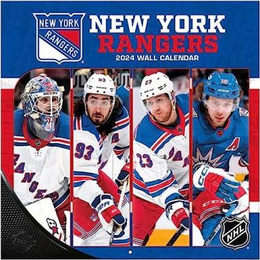 Imagem de Mini calendário de parede Turner Sports New York Rangers 2024 (24998040622)