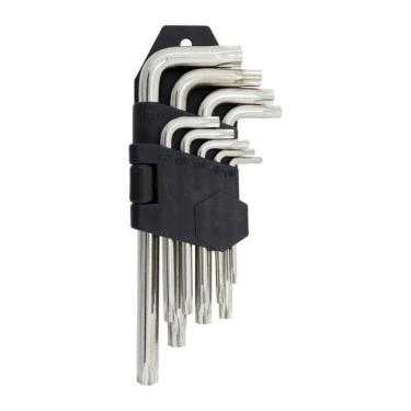 Imagem de Jogo De Chaves Torx Curta C/ 9 Pecas