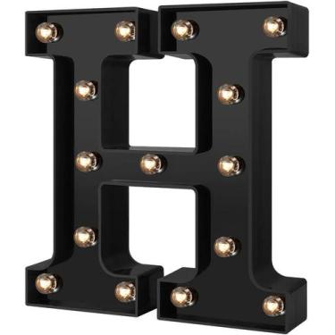 Imagem de Novo design de letras led números luzes 26 alfabeto e algarismos arábi