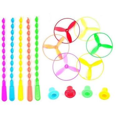 Imagem de Brinquedos de novidade Brinquedos de bambu para crianças Spinning Flyw