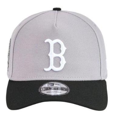 Imagem de Boné New Era 940 A-Frame Boston Red Sox MLB Gray Scale-Masculino