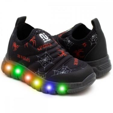 Imagem de Tenis Novopé 99001304 4505 Spider Led Infantil-Masculino
