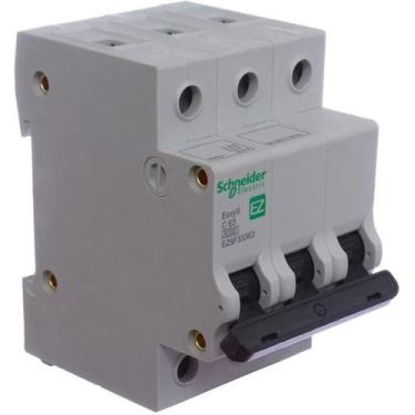 Imagem de Disjuntor Easy9 Schneider 3P 50A Curva C 3000A Ez9F33350