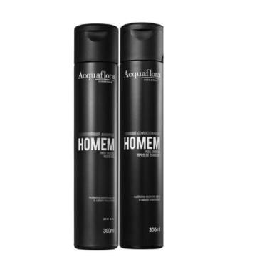 Imagem de Acquaflora Kit Homem Normais Shampoo + Condicionador 300ml