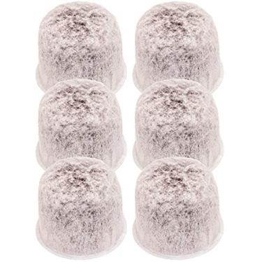 Imagem de Blendin Vagens De Filtro De Água De Carvão Vegetal De Reposição, Compatíveis Com Cafeteira Kitchenaid Kcm5Wfp (Pacote De 6) Branco