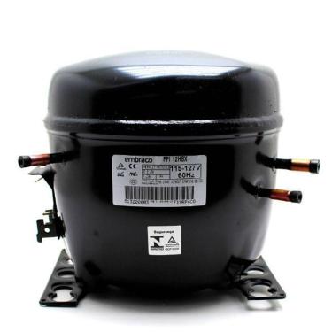 Imagem de Motor Compressor 1/3+ Hp Embraco Ffi12Hbx Gás R134 110V