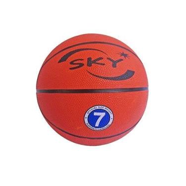 Imagem de Bola de Basquete Com Bico P/Encher Tamanho Oficial N° 7 SKY