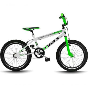 Imagem de Bicicleta Aro 20 Gt Sprint Cross Infantil Freio V-brake Aro Aero Branco+verde