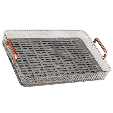 Imagem de Bandeja de chá, Bules de água para Uso Doméstico e Servidores de café Conjuntos de chá Bandeja de Serviço de chá de Drenagem Bandeja de chá de Drenagem de água de Camada Dupla