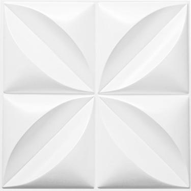 Imagem de 6 Placas Revestimento 3D Pvc De Parede Durabilidade E Estilo 50Cmx50Cm