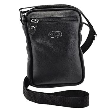 Imagem de Bolsa Cross Body Transversal BARI em Couro (Preto)